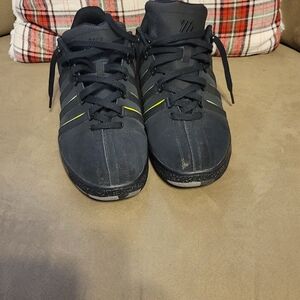 K-Swiss Men's Black and Yellow Sneakers